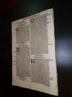 Rare-1540-great Bible Folio Leaves From The Psalms Of David-you Choose The Leaf