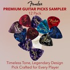 Fender Premium Guitar Pick Sampler  12 Assorted - Tortoise Shell