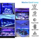 Popbloom Reef Aquarium Led Light Full Spectrum 24 36 48 72 96inch Saltwater Tank