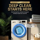Washing Machine Cleaner Tablets   24 Pack   Ultra Deep Clean   Eliminates Odors