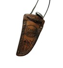 Hand Forged From Vintage Mining Spike 4    Knife Hand Made Sheath    1    Of A Kind 