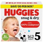Huggies Snug   Dry Baby Diapers  Size 5  27  Lbs   162 Ct  select For More 