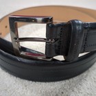 Kirkland Signature Italian Grain Leather Black Belt Men s Size 38 36 Dress Belt