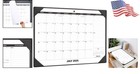 Desk Calendar For 2025-2026  Large Format With Daily Planning Spaces