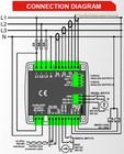 Datakom Dkm-409-pro Analyzer  4-inputs  2-outputs  ac Power Supply 