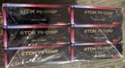 New - 6 Pack Tdk 8mm 120 Mp Premium Camcorder Video Tapes Cassette