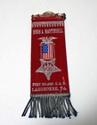 Gar Civil War Reversible Ribbon Hugh A  Martindell Post 366 Langhorne Pa