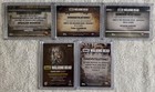 The Walking Dead Relic Lot Of 5 Cards