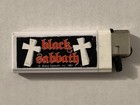 Vintage 1981 Black Sabbath Cigarette Lighter Officially Licensed 1980s Empty