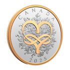 Canada 2025 Celebrate Love Silver And Gold Coin