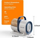 Oneisall Dog Grooming Vacuum  Pet Grooming Vacuum 1 5l W 7 Pet Grooming Tools