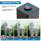 Hygger Aquarium Air Pump  Quiet Adjustable Fish Tank Air Pump  7w