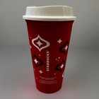 Starbucks 2023 Reusable Holiday Red Cup 25th Anniversary  16oz  limited Edition 