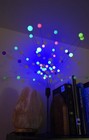 Vintage 60 s Danish Modern Kinetic Ball Atomic Mcm Wire Sculpture Glows
