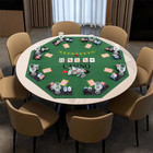 48 In  Poker Table Top-8 Player Foldable Texas Holdem Poker Table Topper Green