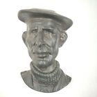 2 Vintage Black Irish Turf Woman And Man Of Aran Owen Crafts Wall Decoration