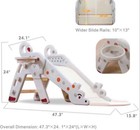 Topbuy Kids Giraffe Slide Baby Play Climber Slide Set W  Basketball Hoop Yellow