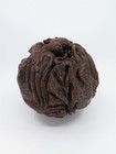 Beautiful Original Hand Carved Chinese Boxwood Sphere Of Dragons 6  Diameter 
