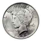 1922-1935 - 90  Silver Peace Dollar Brilliant Uncirculated Bu