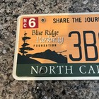 North Carolina Blue Ridge Parkway Specialty License Plate  share The Journey 