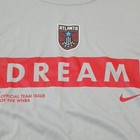 Nike Dri-fit Atlanta Dream Wnba Long Sleeve Shirt  Gray  Size M