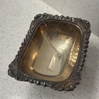Barker Ellis Silver Plated Footed Bowl Small Dish England 4    Stamped  Sm Crest
