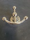 Rohl Double Robe Hook Wall Mounted Polished Nickel San Giovanni A1481lipn