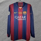 Fc Barcelona 2014-15 Home Long-sleeve Jersey     Messi  10