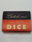Vintage Crisloid Bakelite Butterscotch 3 4  Round Corner Set Of 6 With Box