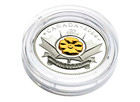          Rare Canada Quarter Silver Remembrance Poppy 25 Cents Gold Plated  2004