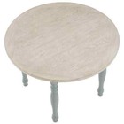 Darcy Light Sand Wood 4 Leg Green Dining Table Seats 4