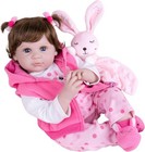 Lifelike Reborn Baby Dolls Girl  22 Inch Realistic Silicone Baby Doll Weighte   