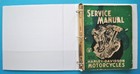 Vintage 1940-1947 Harley E El F Fl Knucklehead U Ul Uh Ulh Service Manual Book
