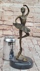 Large Prima Ballerina Bronze Sculpture Art Nouveau Deco Figurine Statue Figure