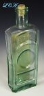 Large Burton Family Medicine Calif  Blown Bottle W refurbished Owl Drug Label