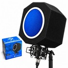 High-density Foam Microphone Isolation Shield For Podcasting   Recording Studio