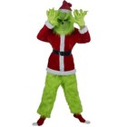 2025 Grinch Christmas Cosplay Costume   Green Fur Monster Outfit   Santa Grinch