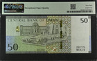 2020 Oman 50 Rials P49a Banknote Unc Pmg 68