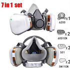 Pro 6200 Half Face Gas Mask Cover Painting Spraying Respirator Work Facepiece