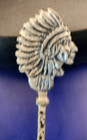 Oklahoma American Indian 3 5  Pewter Souvenir Spoon