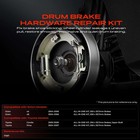 Rear Drum Brake Hardware Kit For Toyota Corolla 2003-2008 Prius 2004-2007 Scion
