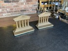 Pair Of Small Antique Vintage Cast Roman Greek Column Bookends