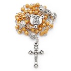 Saint St Padre Pio Rosary Beads Catholic Prayer Necklace From Vatican Leo