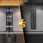 New 70   Freestanding Punching Bag Stand Gloves Pump Mma Muay Thai Fitness