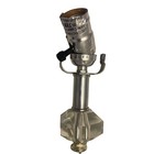 7998 Acrylic Lucite Vintage Clear Lamp Modern Mid Century No Shade 21x5 5x5 5