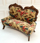 1 12 Artisan Signed Sofa Settee Dollhouse Miniature Furniture Restored Read