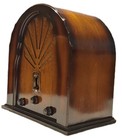 1930 Trav-ler  6 Tube Trf  Cathedral Radio With Blue Tooth - Restored  Works 