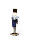 Mackenzie Childs Christmas Royal Blue Nutcracker 15  Tall New In Box