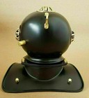 Vintage Diving Helmet Clock Nautical Maritime Desk Decor Mini Diver Helmet Clock
