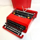 Olivetti Valentine Red Typewriter Vintage From Japan Excellent F s In Stock